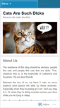 Mobile Screenshot of catsaresuchdicks.com